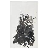 Yehouda Chaki Ink and Wash Drawing Abstract