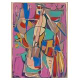 Andrï¿½ Lanskoy Lithograph Abstract Composition