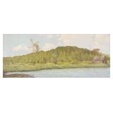 Signed A.H.C. Oil on Canvas Large-Scale Dutch...