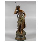 After Hippolyte Francois Moreau Patinated Metal...