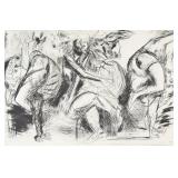 Jose Clemente Orozco Etching Contorsionistas II
