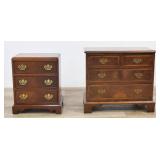 Two Mahogany Chippendale Style Chests