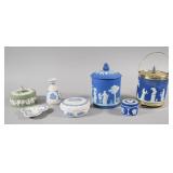Group of 7 Wedgwood Jasperware Table Articles