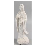 Chinese Blanc de Chine Porcelain Figure of Guanyin