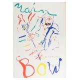 Willem de Kooning Lithograph Poster Thelonious...