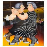 Beryl Cook Serigraph Dancing on the Q.E.2.
