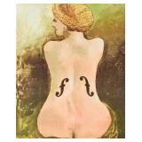 Man Ray Lithograph Le Violon d
