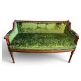 Victorian Louis XVI Revival Carved Wood and...