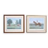 Richard Stone Reeves Pair of Horse Racing...