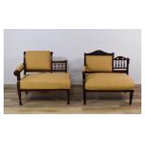 Pair of Victorian Eastlake Style Asymmetrical...