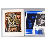 Antoni Clavï¿½ Two Color Lithographs