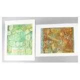 Shoichi Hasegawa Pair of Etchings with Aquatint