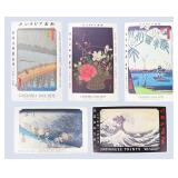 Group of 5 Japanese Woodblock Print Exhibition...