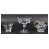 3 Pieces of Decorative Art Glass Including...