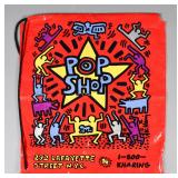 Keith Haring Pop Shop Screenprinted Plastic...