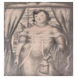 Fernando Botero Signed Lithograph Poster Woman...