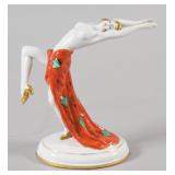 Galluba and Hofmann Art Deco Porcelain Showgirl...
