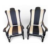 A Pair of Contemporary William and Mary Style...