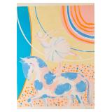 Alberto Zavaro Lithograph Circus Rider