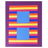 Earl Beauford Miller Screenprint Tone Poem with...