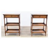 Pair of French Provincial Style Tiered...