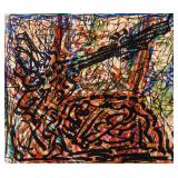 Jean-Paul Riopelle Lithograph Abstract Composition