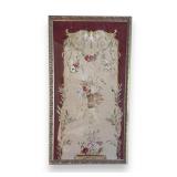 Chelsea House Hand-Painted Silk Floral Panel in...