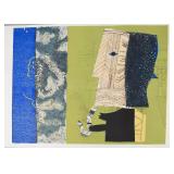 Max Papart Color Carborundum Etching Cubist...