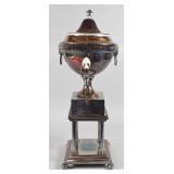 Neoclassical Style Silver Plated Samovar on...
