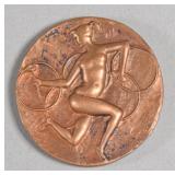1960 Rome XVII Olympiad Bronze Participation Medal