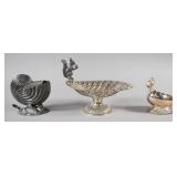 Three Victorian Style Silver Plated Decorative...