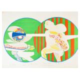 Arnold Belkin Lithograph Heart of the World