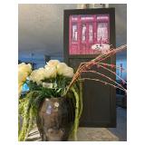 Flower Decor and Chalkboard