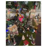 Christmas Collectable Villages Lot
