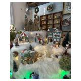 Christmas Collectable Villages Lot