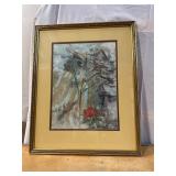 Tseng-Ying Pang, Mountain Landscape with Figures A