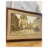 Cityscape painting by British artist John Lewis Ch