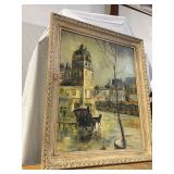 Rainy Day in Paris Painting