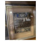 Hand Colored Original Old Print #197