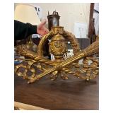 Louis XVI Golden Crest Decor