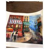 French Cafe Art Print by Vickie Wade