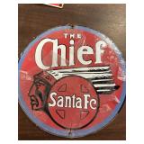 Ande Rooney Vintage Sante Fe Sign