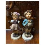 Pair of Hummel Figurine Collectibles