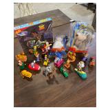 Collection of Walt Disney, miniatures, plush dolls