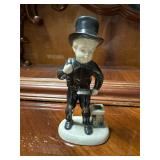 Vintage Metzler & Ortloff porcelain chimney sweep