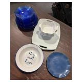 Assorted Blue/White Plates & Bowls