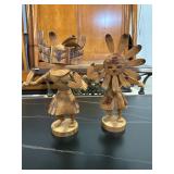 Handcrafted Hopi Kachina Dolls Carved from Wood by