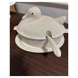 Ceramic Duck Tureen with a lid