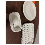 White Serving Dishes