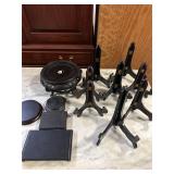 Wooden Display Dishes or Photo Stands